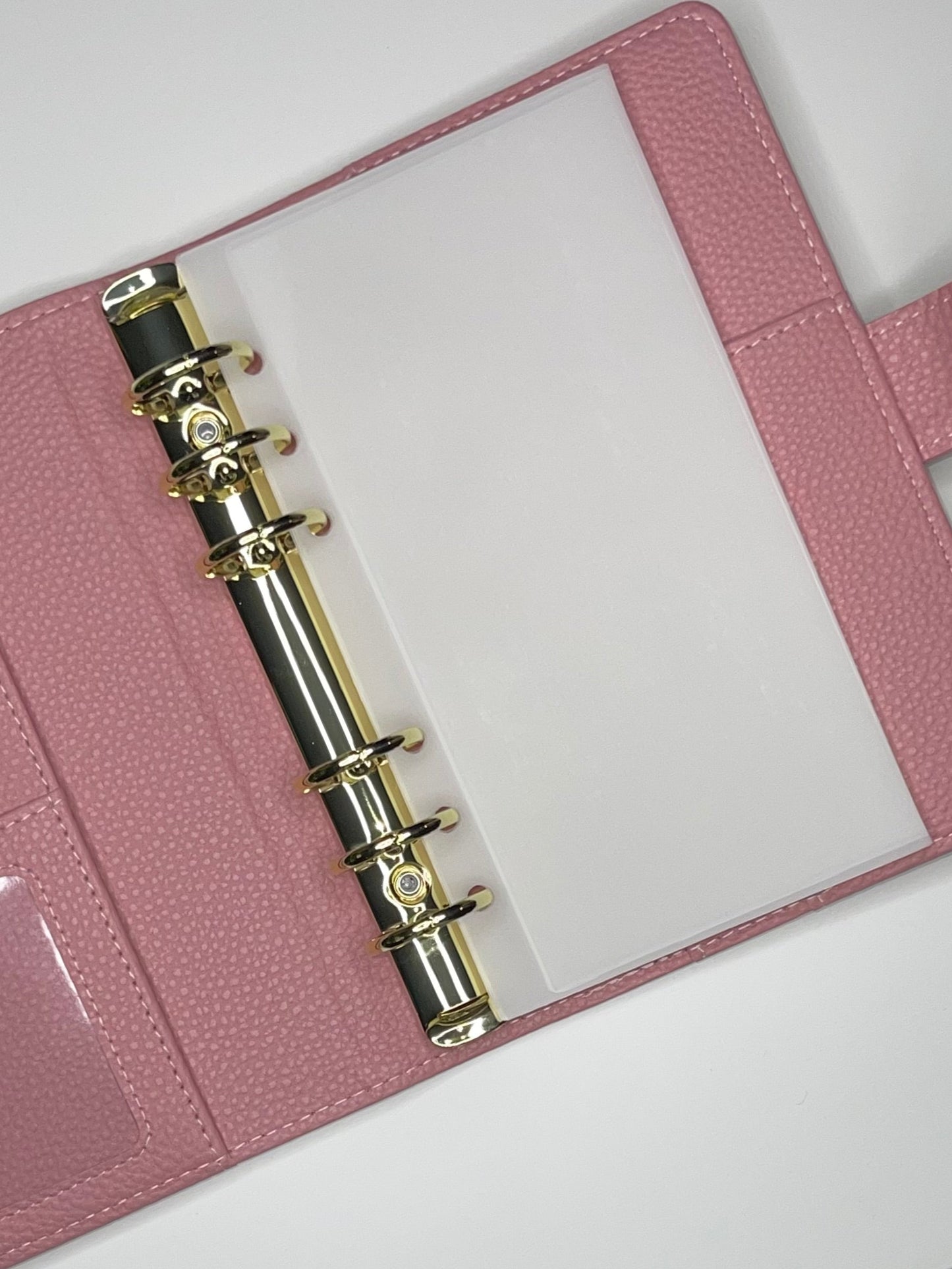 A6 Pink Pebble Binder