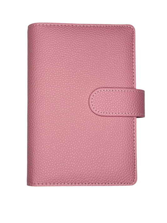 A6 Pink Pebble Binder