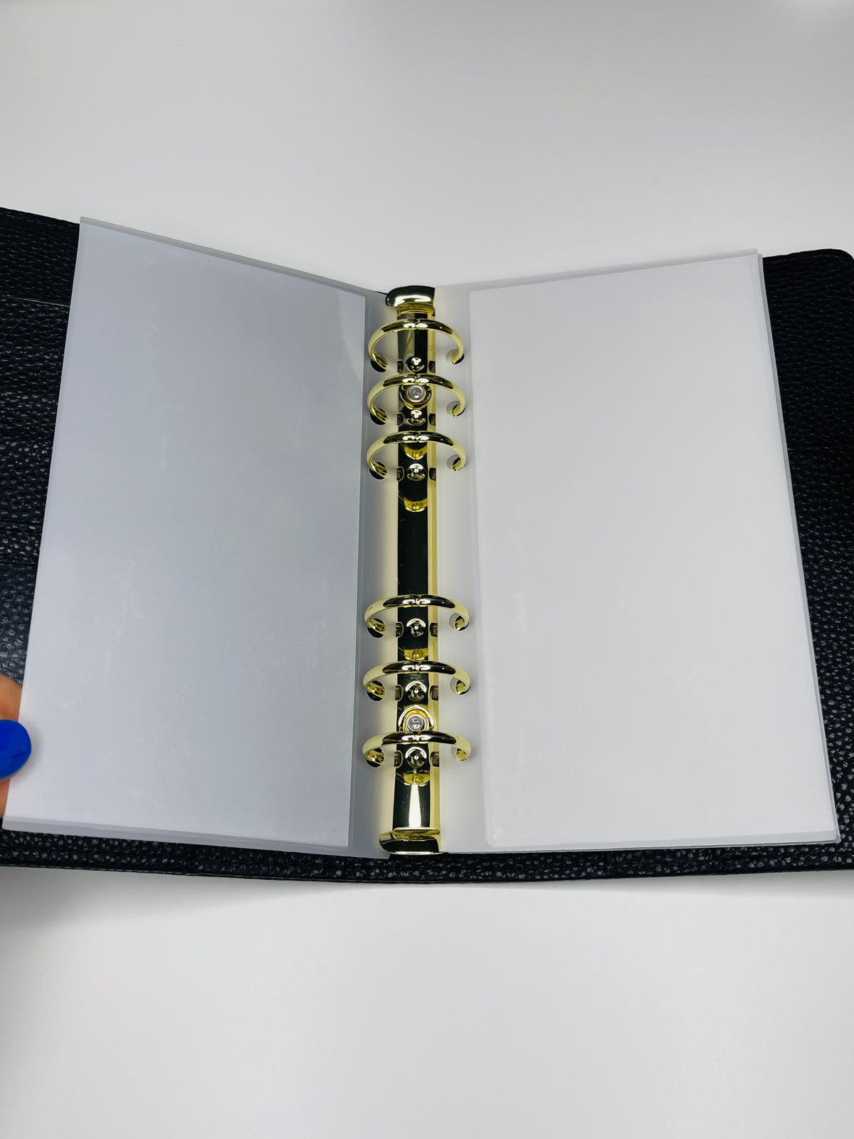 A6 Black Pebble Binder