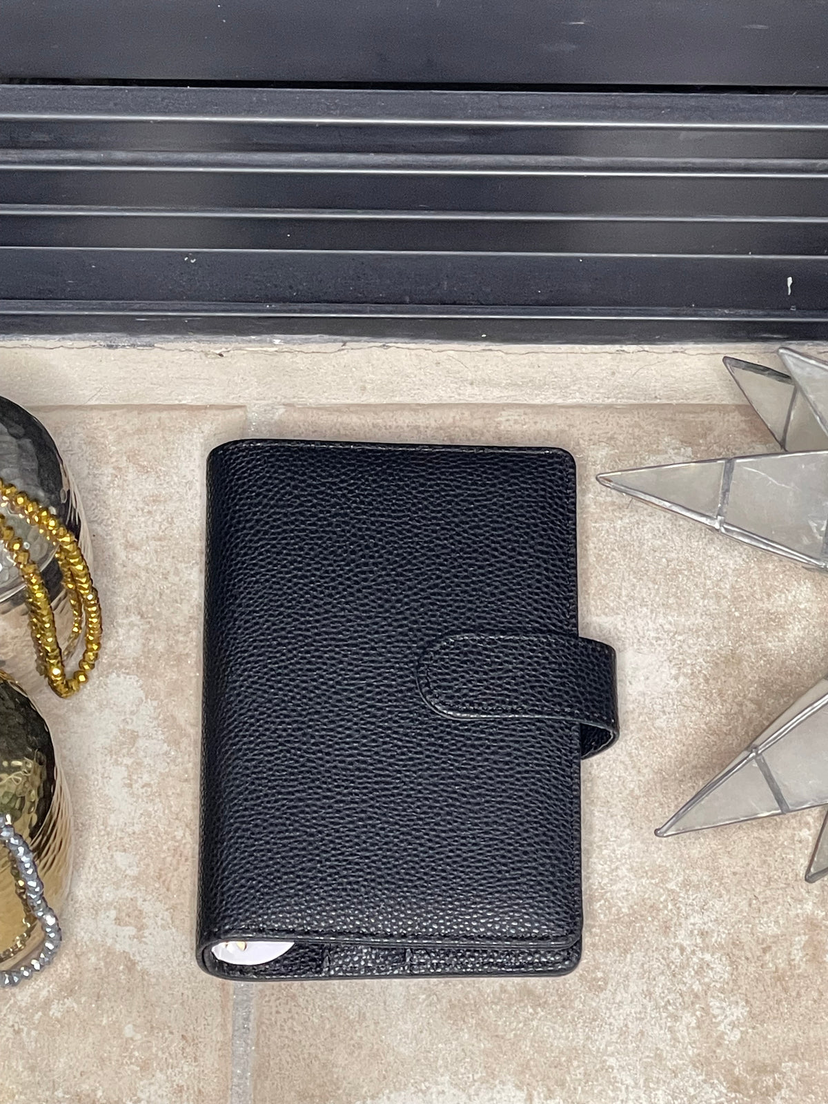 A6 Black Pebble Binder