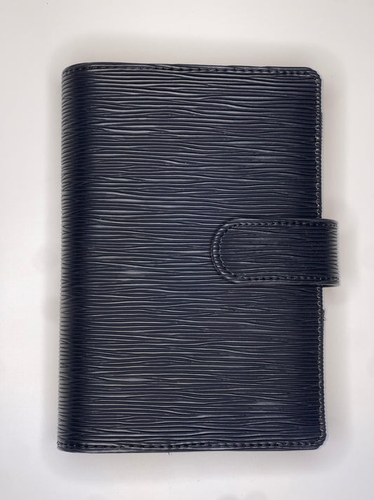 A6 Black Saffiano Binder