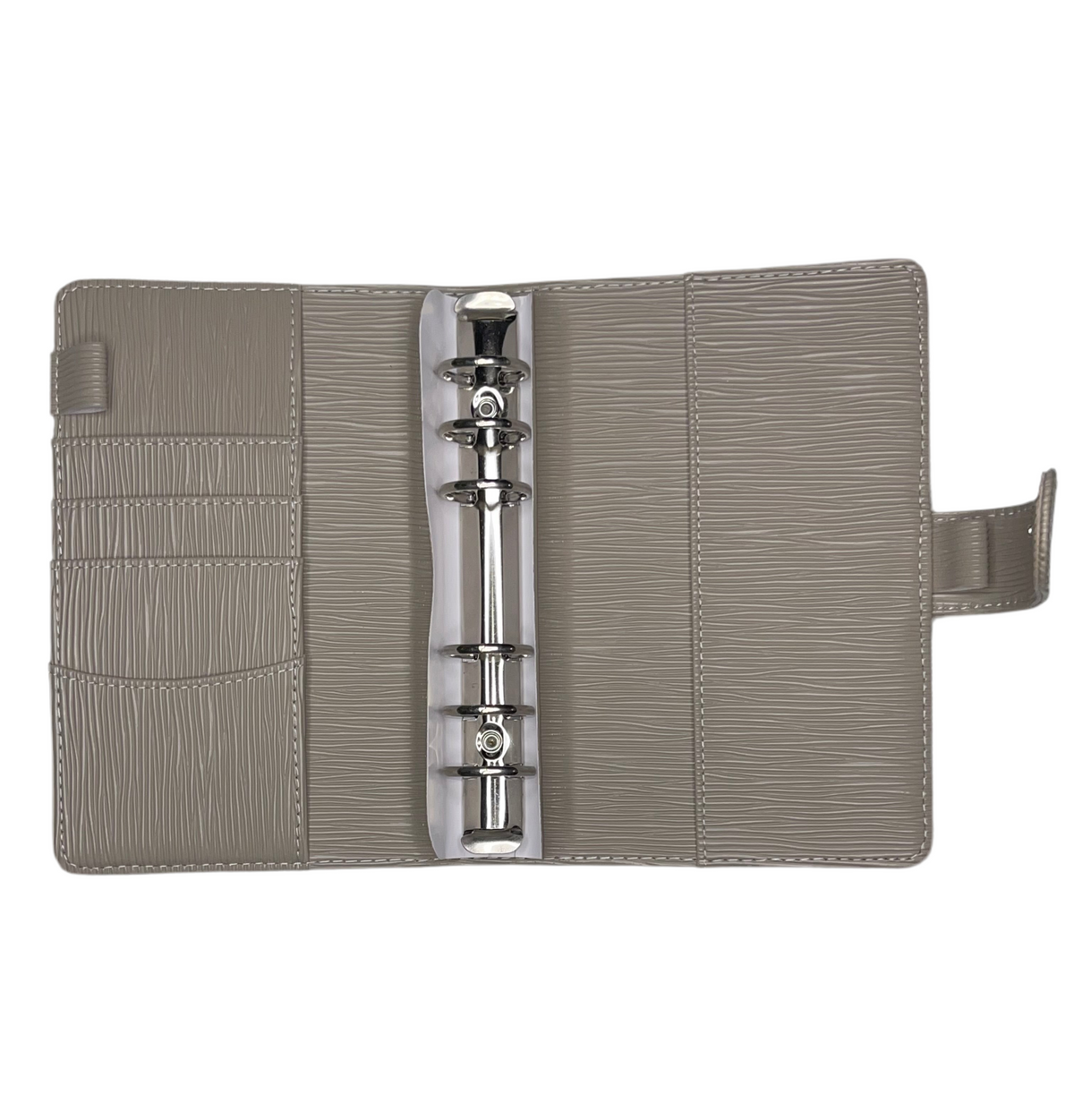 A6  Taupe Saffiano Binder