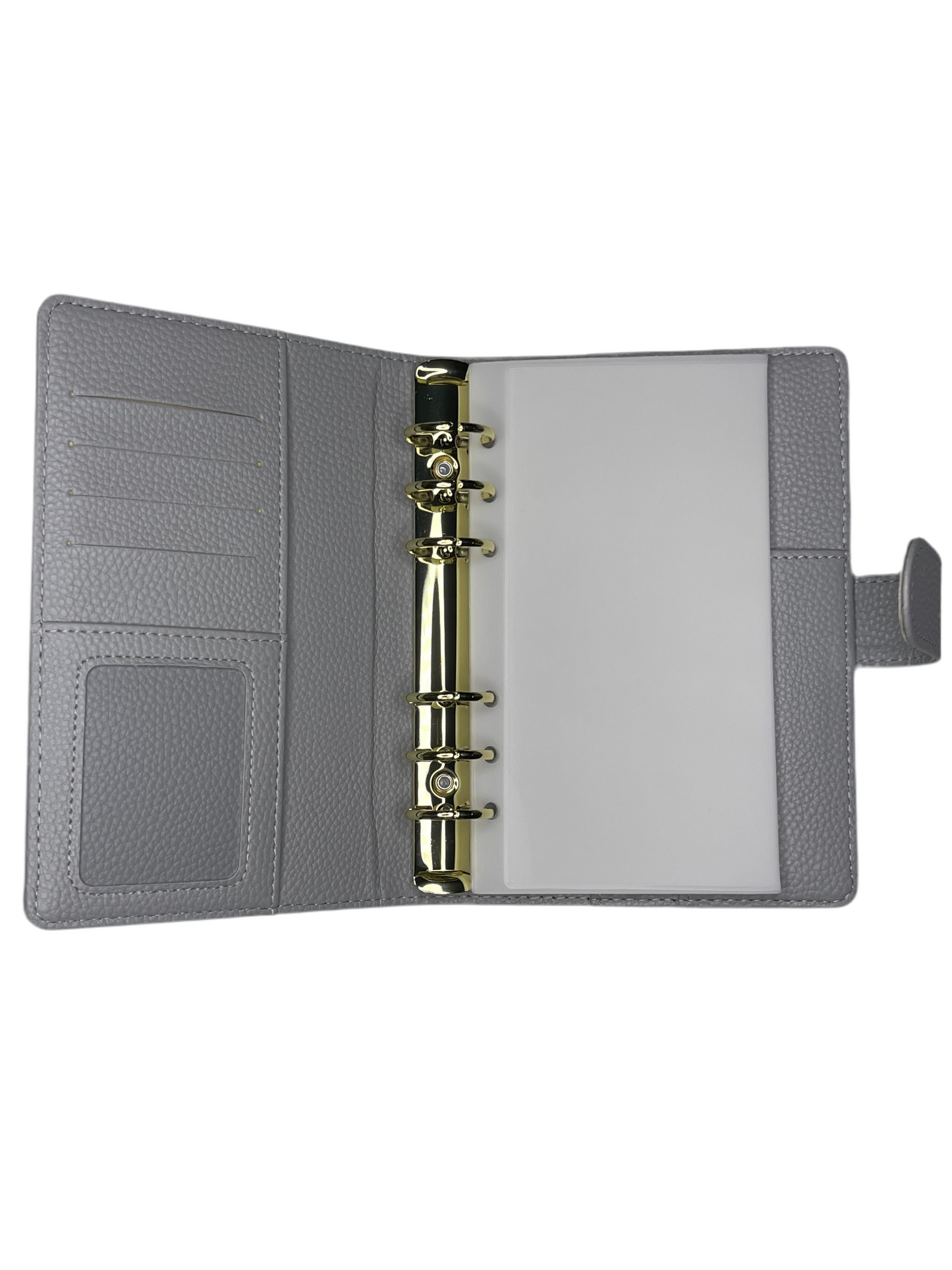 A6 Light Gray Pebble Binder