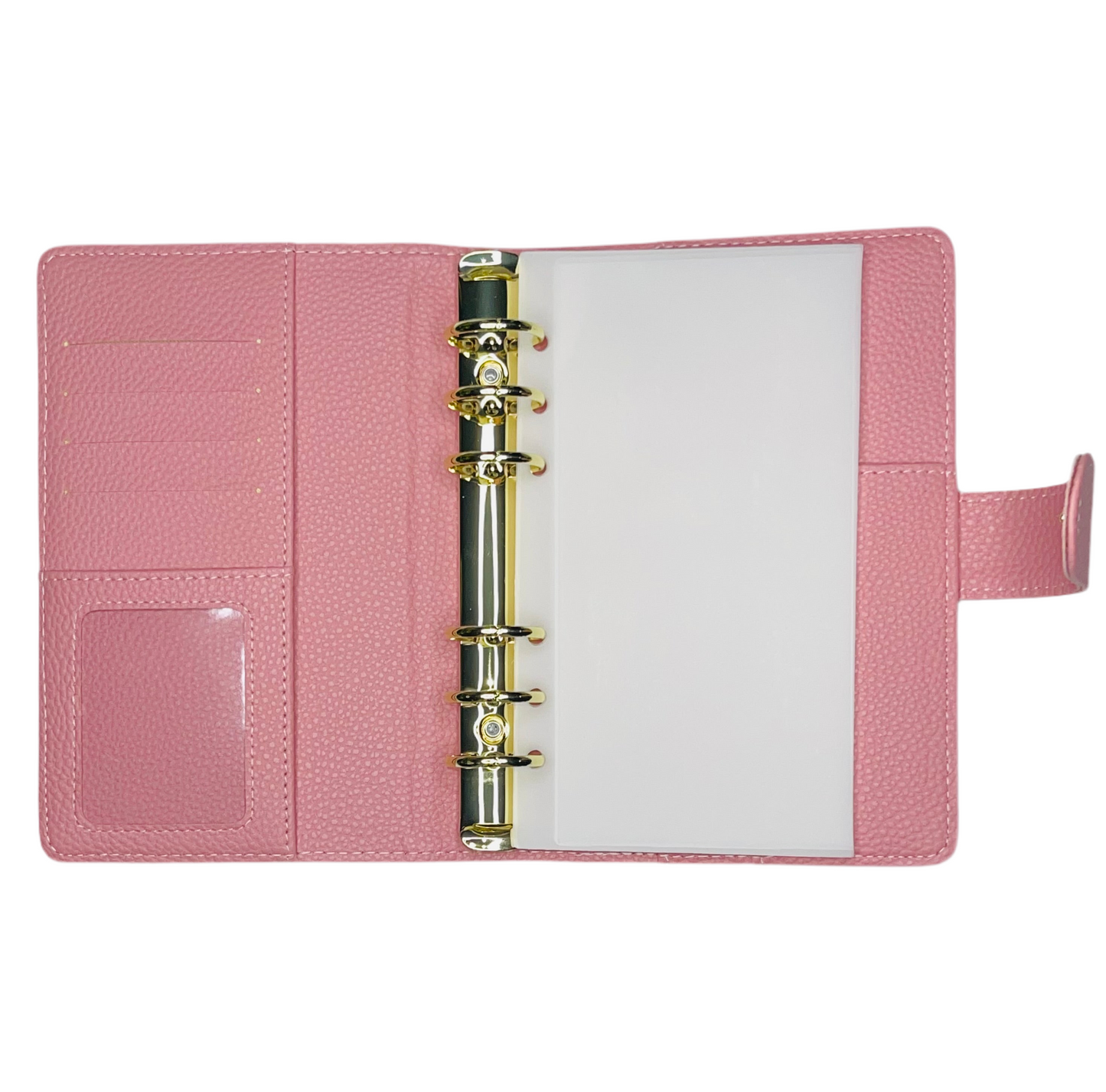 A6 Pink Pebble Binder