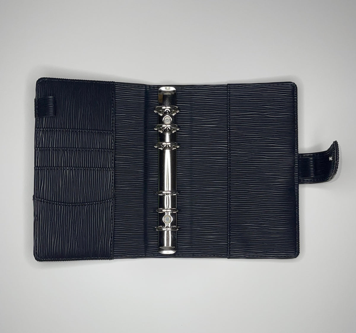 A6 Black Saffiano Binder