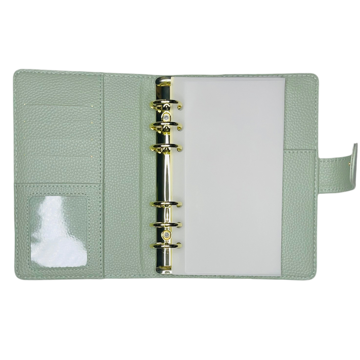 A6 Pebble Soft Mint Green  Binder