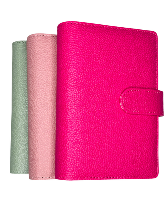 A6 Deep Pink- Light Magenta Binder